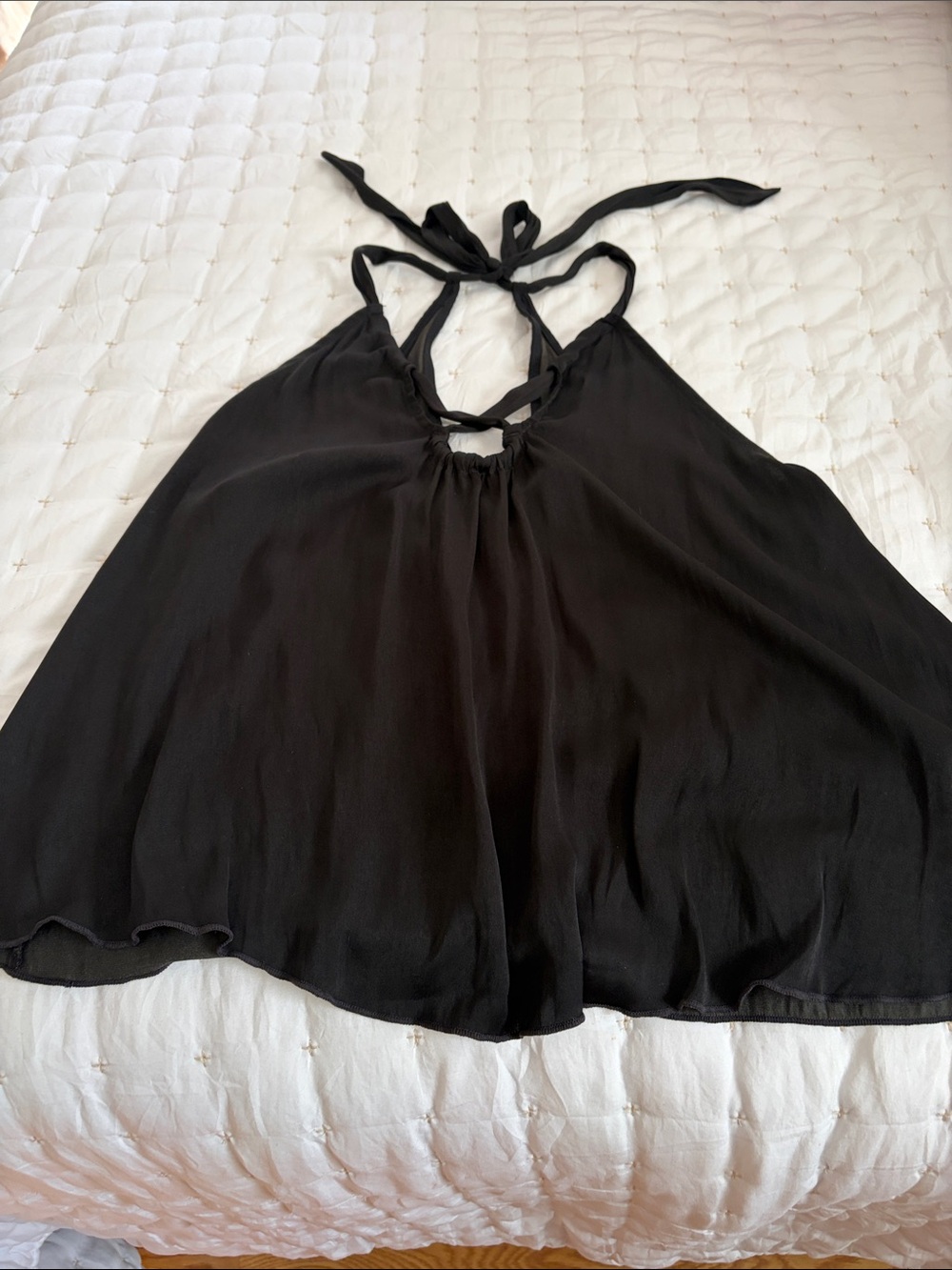 Free People Black Halter Camisole Top